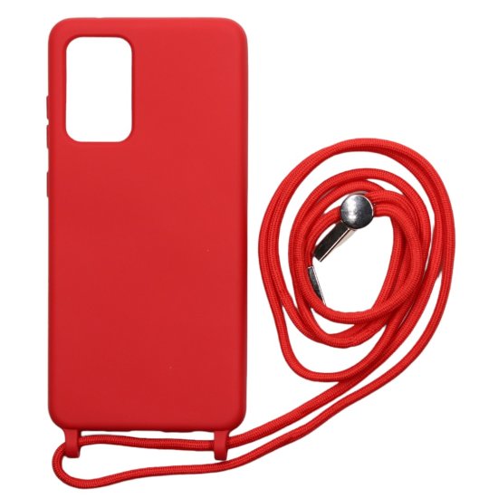 Technovo Silicone Case Lace Samsung Galaxy A72 Κόκκινη