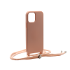 Technovo Silicone Case Lace Apple iPhone 14 Pro Pink Sand