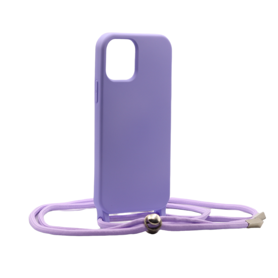 Technovo Silicone Case Lace Apple iPhone 14 Λιλά