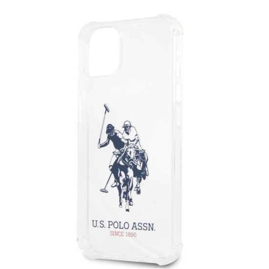 U.S. Polo Shiny Case Back Cover Σιλικόνης iPhone 13 Διάφανο