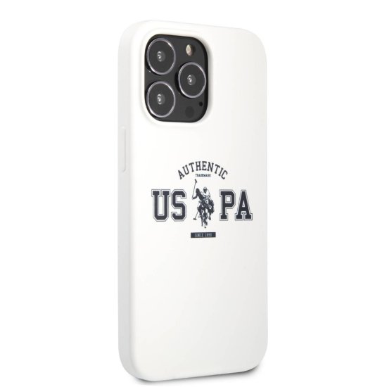 U.S. Polo Authentic Back Cover Σιλικόνης iPhone 13 Λευκό