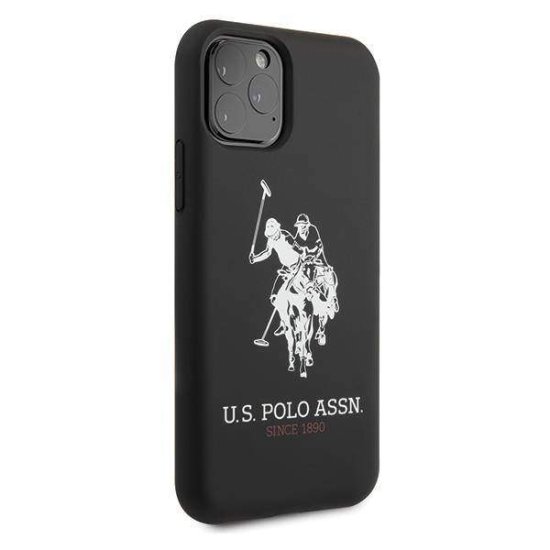 U.S. Polo Assn. Back Cover Σιλικόνης iPhone 11 Μαύρο