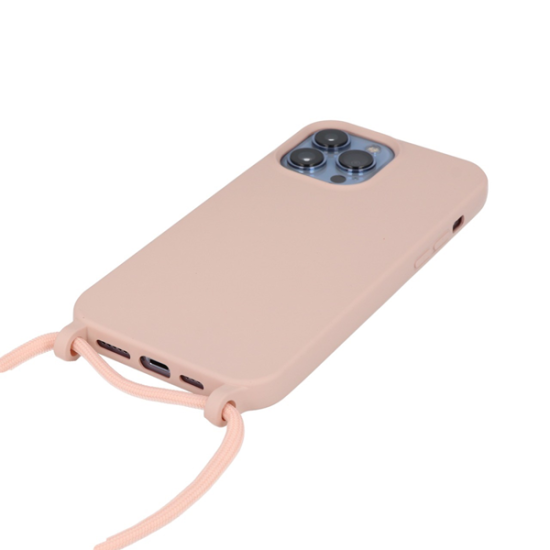Vivid Silicone Cover Lace Apple iPhone 13 Pro Nude