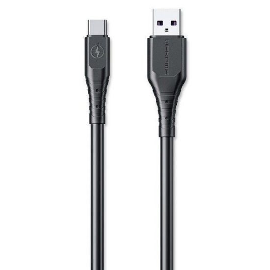 Wekome Super Fast 6A Type-C/USB Data Cable 2m WDC-152 Μαύρο