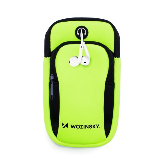 Wozinsky Running Phone Armband Lime