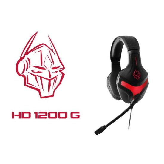 Zeroground HD-1200G Soji v2.0 Over Ear Gaming Headset Κόκκινο