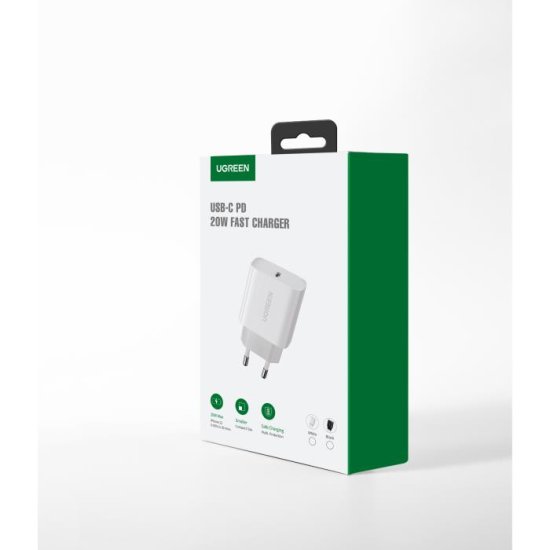 UGREEN Φορτιστής USB-C Power Delivery 20W 60450 Λευκό