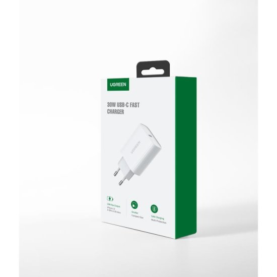 UGREEN Φορτιστής Type-C Wall Adapter Quick Charge 30W Λευκό