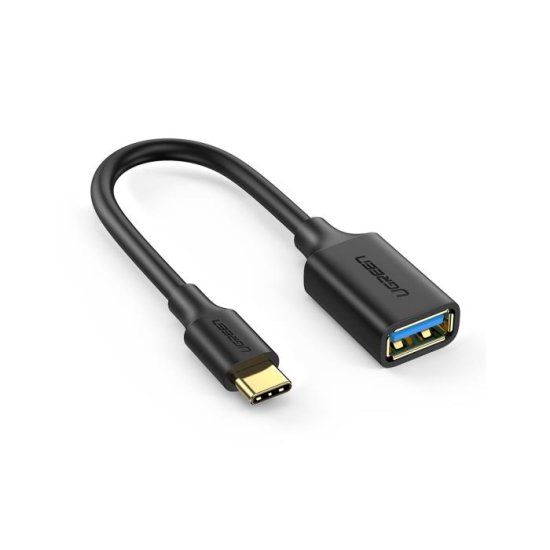 UGREEN Μετατροπέας USB-C male σε USB-A female (30701) Μαύρο
