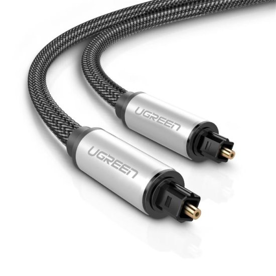 UGREEN Optical Audio Cable TOS male - TOS male 1m (10539) Μαύρο