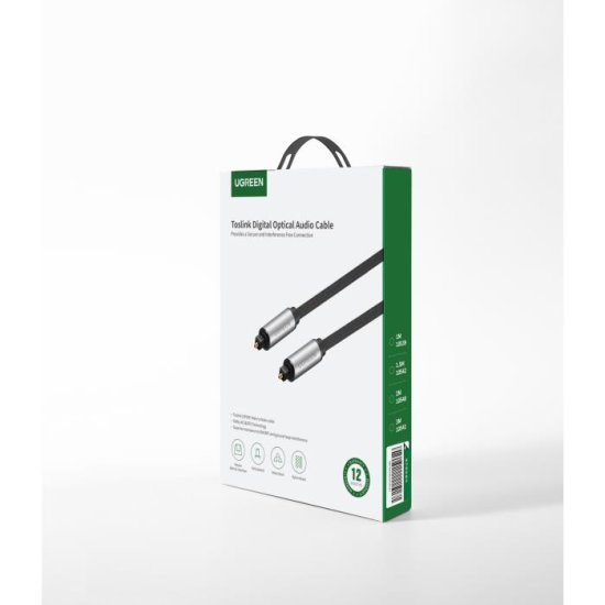 UGREEN Optical Audio Cable TOS male - TOS male 1m (10539) Μαύρο