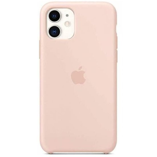 iPhone 11 Ματ Ροζ Θήκη Σιλικόνης
