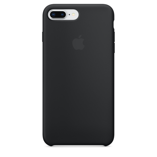 iPhone 7/8 Plus Μαύρη Θήκη Σιλικόνης