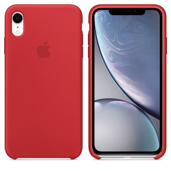 iPhone XR Κόκκινη Θήκη Σιλικόνης