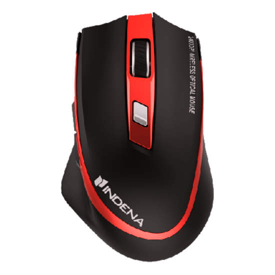 Indena Wireless Optical Mouse Κόκκινο G-530
