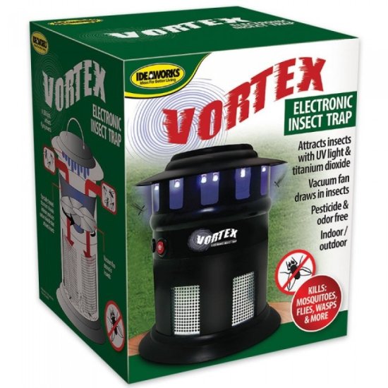 Ηλεκτρική παγίδα κουνουπιών και εντόμων με LED Vortex