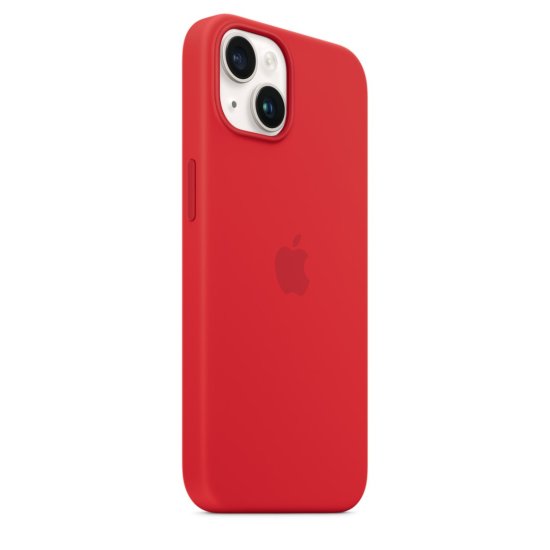iPhone 14 Plus Magsafe Θήκη Σιλικόνης Κόκκινη