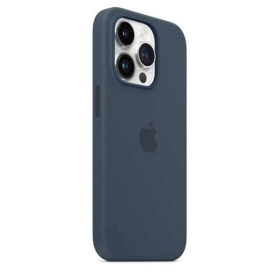 iPhone 14 Pro Magsafe Θήκη Σιλικόνης Μπλε