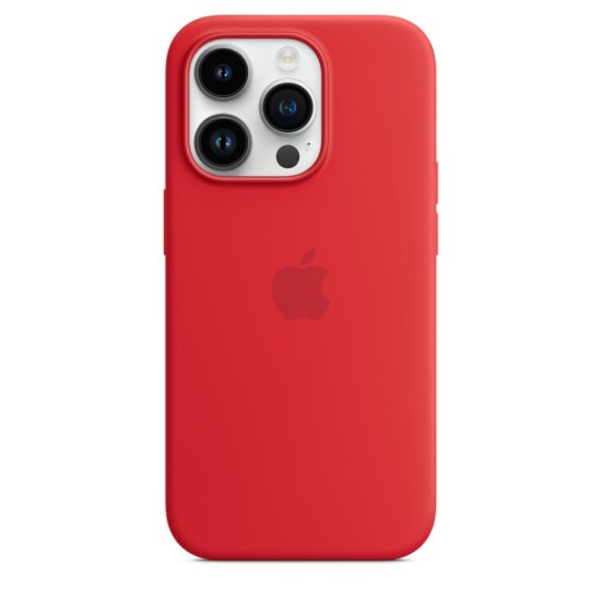 iPhone 14 Pro Magsafe Θήκη Σιλικόνης Κόκκινη