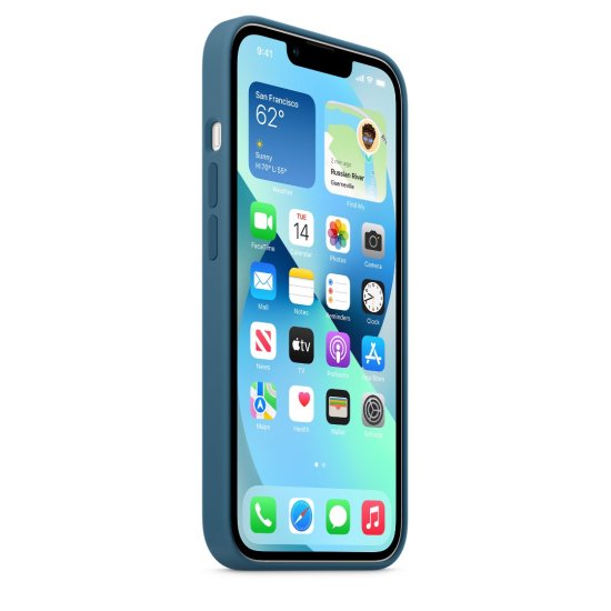 iPhone 13 Magsafe Θήκη Σιλικόνης Μπλε