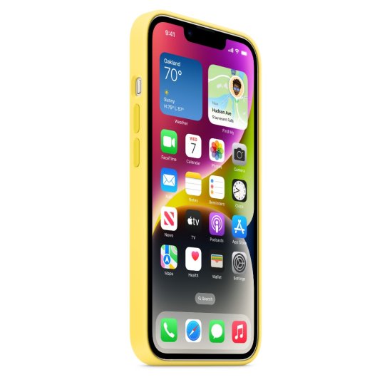 iPhone 12 Mini Κίτρινη Θήκη Σιλικόνης